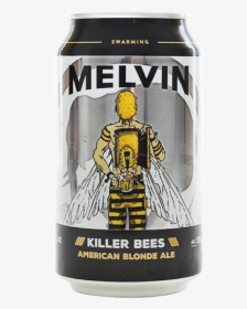 Melvin Killer Bees American Blonde Ale 6 Pack Cans - Melvin Beer Killer Bees, HD Png Download, Free Download