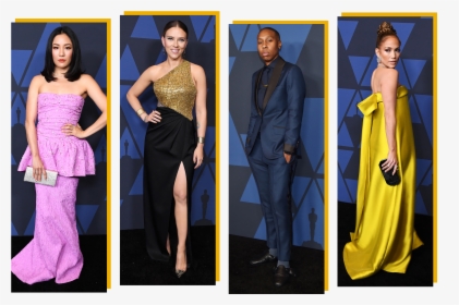 Image May Contain Scarlett Johansson Lena Waithe Jennifer - Oscar Governors Awards 2019, HD Png Download, Free Download