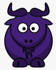 Transparent Charging Bull Clipart - Cartoon Water Buffalo, HD Png Download, Free Download