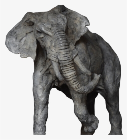 African Elephant Bull Edward Waites - Statue, HD Png Download, Free Download