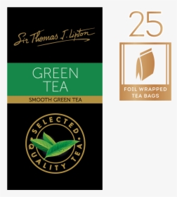 Sir Thomas J Lipton Green Tea , Png Download - Sir Thomas Lipton Green Tea With Jasmine, Transparent Png, Free Download
