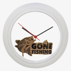 Gone Fishing Wall Clock - Gone Fishing Png, Transparent Png, Free Download