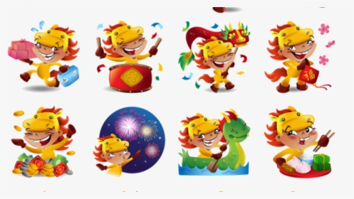 Chinese New Year Stickers Facebook, HD Png Download, Free Download