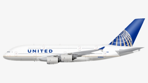 United Airlines Png Download - United Airlines Logo And Plane, Transparent Png, Free Download