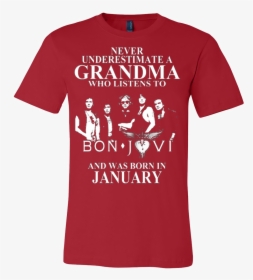 Never Underestimate A Grandma Who Listens To Bon Jovi - Make Usc Football Great Again Shirt, HD Png Download, Free Download