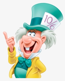Mad Hatter From Alice In Wonderland Cartoon, HD Png Download, Free Download