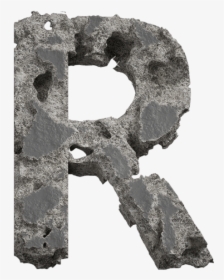 Concrete Erosion Font, HD Png Download, Free Download