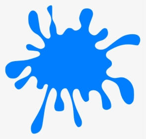 Blue Spot Svg Clip Arts - Red Paint Splat, HD Png Download, Free Download
