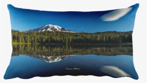 Pillow Showing Mount Rainier Captured At Sunrise With, HD Png Download, Free Download