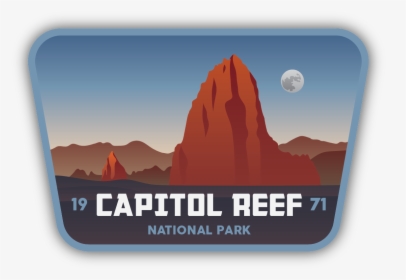 Capitol Reef National Park Sticker - Capitol Reef National Park Logo, HD Png Download, Free Download