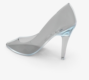 #glassslipper #cinderella #heels #glass #glass Heels - Basic Pump, HD Png Download, Free Download
