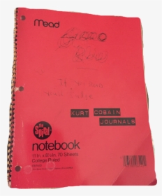 Kurt Cobain Journals, HD Png Download, Free Download