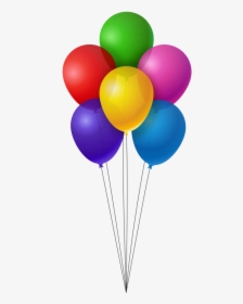 Carnival Balloons Clip Art - Baloes Coloridos Png, Transparent Png, Free Download