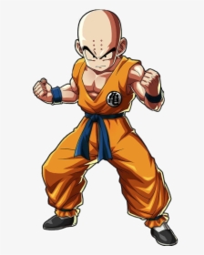 Dragon Ball Character Krillin Fighting Pose - Dragon Ball Fighterz Krillin, HD Png Download, Free Download
