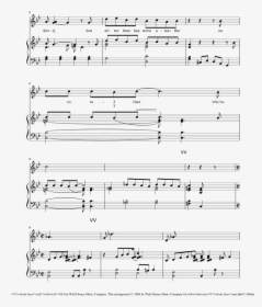 Cruella De Ville Sheet Music Composed By Words And - Not While I M Around Sheet Music, HD Png Download, Free Download