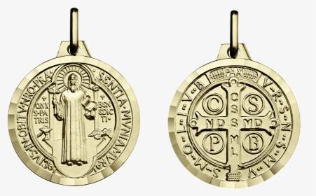 Saint Benedict Medal Gold, HD Png Download, Free Download