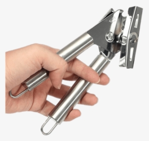 Can Opener In Hand - Cans And Bottles Opener, HD Png Download, Free Download