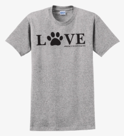 Grey Tee Shirt For Men That Says Love In Black Print - Thrasher Shirt, HD Png Download, Free Download
