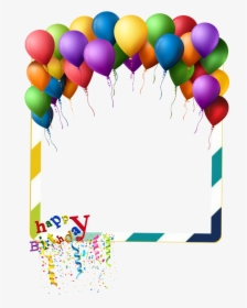 #marcos #cumpleaños #cuadro #happybirthday #birthday - Transparent Background Birthday Balloons, HD Png Download, Free Download