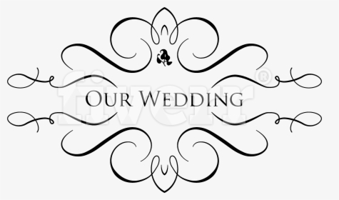Design A Wedding Monogram Or Gobo Design Uttamm Transparent - Line Art, HD Png Download, Free Download