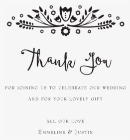 Thank You For Join Our Wedding, HD Png Download, Free Download