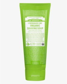 Dr Bronner"s Organic Fair Trade Shaving Soap Gel Lemongrass - Dr Bronner Shaving Soap, HD Png Download, Free Download