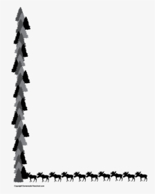 Clipart Christmas Tree Borders, HD Png Download, Free Download