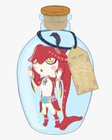 Water Bottle Clipart Png Tumblr - Glass Bottle, Transparent Png, Free Download