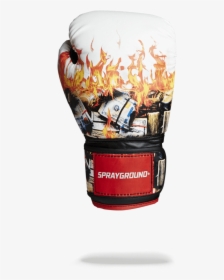 Sprayground- White Fire Money Boxing Gloves Boxing - Sprayground, HD Png Download, Free Download