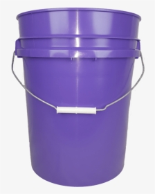 25 Gallon Plastic Bucket Purple - Bucket, HD Png Download, Free Download