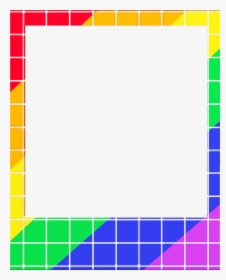 #polaroid #rainbow #png #border - Orange, Transparent Png, Free Download