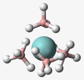 Zirconium Borohydride 3d Balls A - 3d Model Of Hafnium, HD Png Download, Free Download