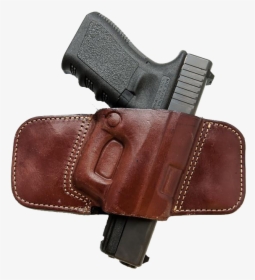 Quick Draw Owb Belt Clip Leather Holster"  Class= - Handgun Holster, HD Png Download, Free Download