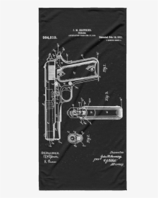 Blueprint Colt 1911 Patent, HD Png Download, Free Download