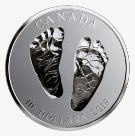 2019 Canadian $10 Welcome To The World, Baby Feet 1/2 - 2019 Welcome To World Coin, HD Png Download, Free Download
