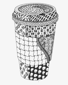 Zentangle Coffee Cup, HD Png Download, Free Download
