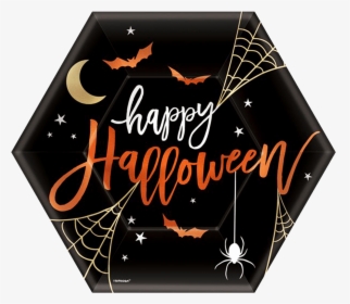 Happy Halloween Plate - Plate, HD Png Download, Free Download