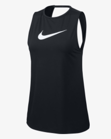 Nike Women"s Swoosh Tank Black - Active Tank, HD Png Download, Free Download