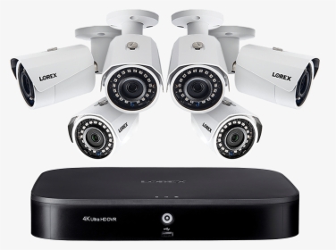 Hd Camera System With 8-channel 4k Dvr And Six 1080p - Security Alarm, HD Png Download, Free Download