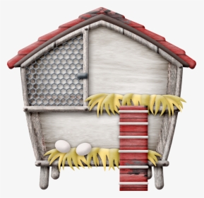 Clipart Hen House Image Freeuse Library Chookhouse - Clip Art Hen House, HD Png Download, Free Download