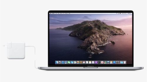 A Macbook Pro With The Power Adapter Attached - Macos Catalina 10.15 3, HD Png Download, Free Download