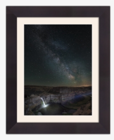 Palouse Falls Vs Milky Way - Picture Frame, HD Png Download, Free Download