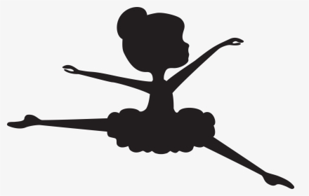 Download Transparent Tutu Clipart Silhouette Pink Ballerina Clipart Hd Png Download Kindpng