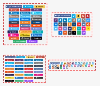 Types Of Connect Buttons Logo - Graphic Design, HD Png Download, Free Download