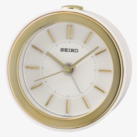 Reloj Seiko Despertador Qhe156w Silencioso Dorado - Alarm Clock, HD Png Download, Free Download