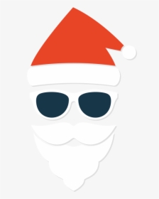 Claus Sunglasses Christmas Santa Free Download Png - Cool Santa Clipart Transparent, Png Download, Free Download