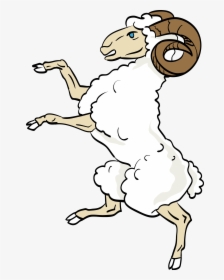Sheep Coat Of Arms Clipart , Png Download - Coat Of Arms Sheep, Transparent Png, Free Download