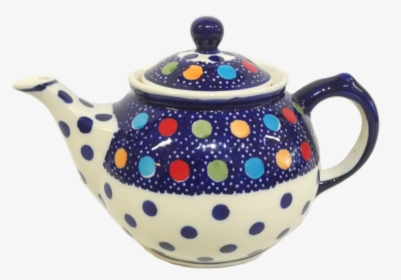 Morning Teapot In Fun Dots Pattern - Teapot, HD Png Download, Free Download