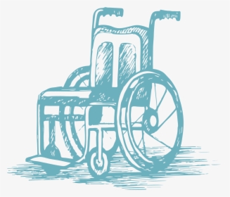 Pencil Drawings Of Wheelchairs, HD Png Download, Free Download