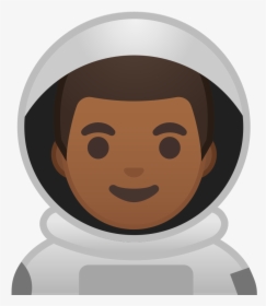 Man Astronaut Medium Dark Skin Tone Icon - Astronaut Emoji, HD Png Download, Free Download